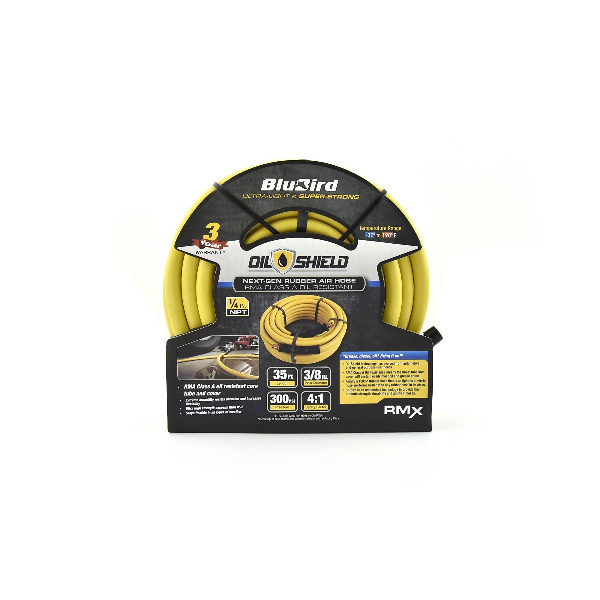 OilShield Rubber Air Hose  -  OS3835